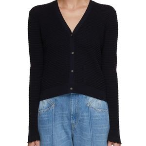Theory Women's V-Neck Waffle Knit Cardigan